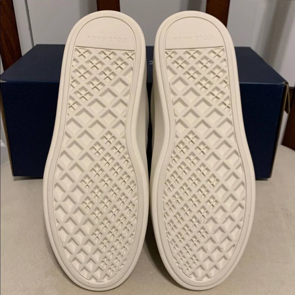 Cole Haan Women’s Beige and Navy Sneakers - Picture 6 of 11